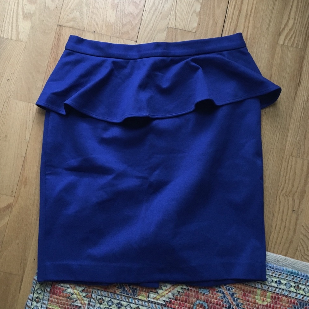 Peplum skirt
